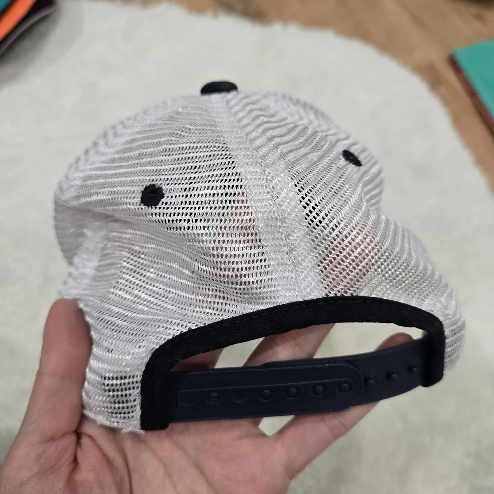 Colorado Mountain Trucker Hat Mesh Snapback Cap Black‎ White ST8SUPPLY